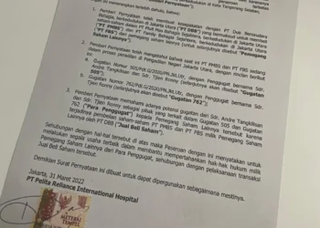 Dugaan Sengketa Saham RSIA Family, Kuasa Hukum Minoritas Soroti Surat Pernyataan Eka Hospital