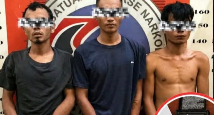 Tangkap Tiga Tersangka, Polres Palas Buru Pemasok Sabu Jaringan Sungai Gelanggang