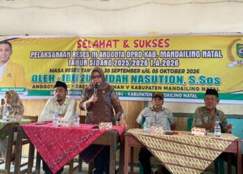 Zubaidah Nasution Reses di Desa Sibaruang, Warga Keluhkan Hama Tikus dan Jalan Tani