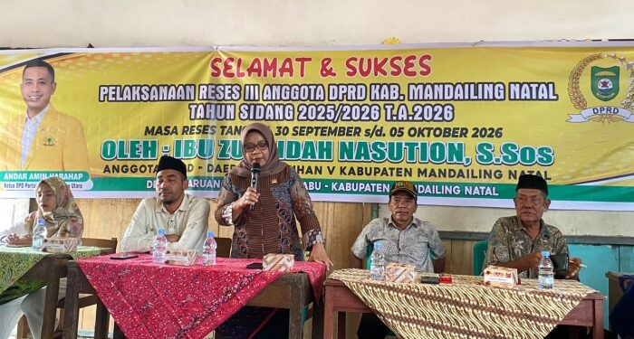 Zubaidah Nasution Reses di Desa Sibaruang, Warga Keluhkan Hama Tikus dan Jalan Tani