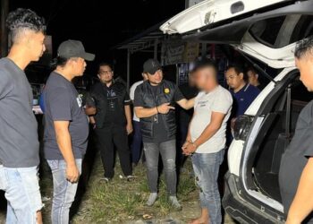 Pengejaran Dramatis, Polisi Tabrak Mobil Kurir 24 Kilogram Sabu di Langkat